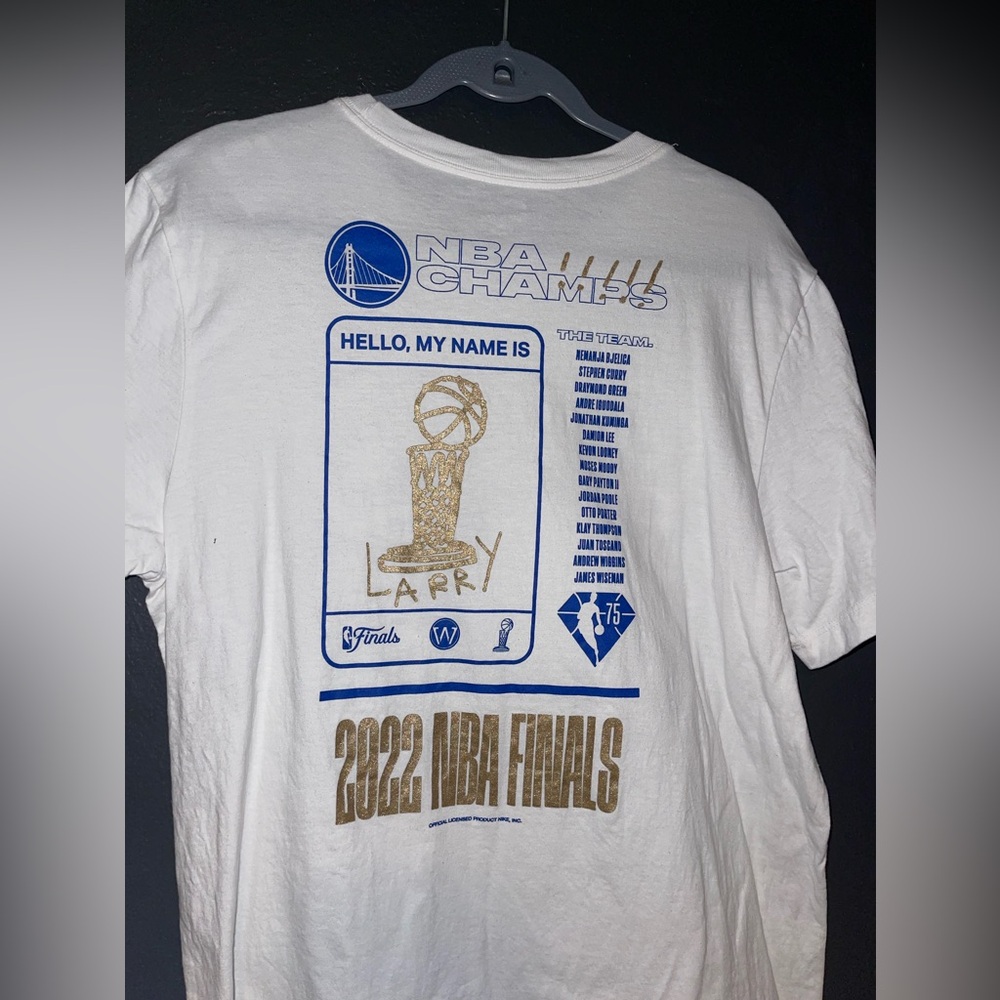 NIKE Golden State Warriors 2022 NBA Champions Shirt